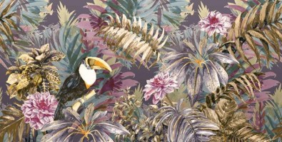 Carta da parati esotica tropicale Tucano Parrot - Colore 1-58